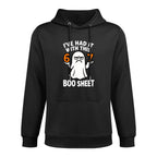 67 Meme Halloween Costume 6 7 Funny Boo Sheet Six Seven 6-7 Kangaroo Pocket Hoodie