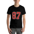 In My Number 87 Era Vintage Retro  Heathered Texture T-Shirt