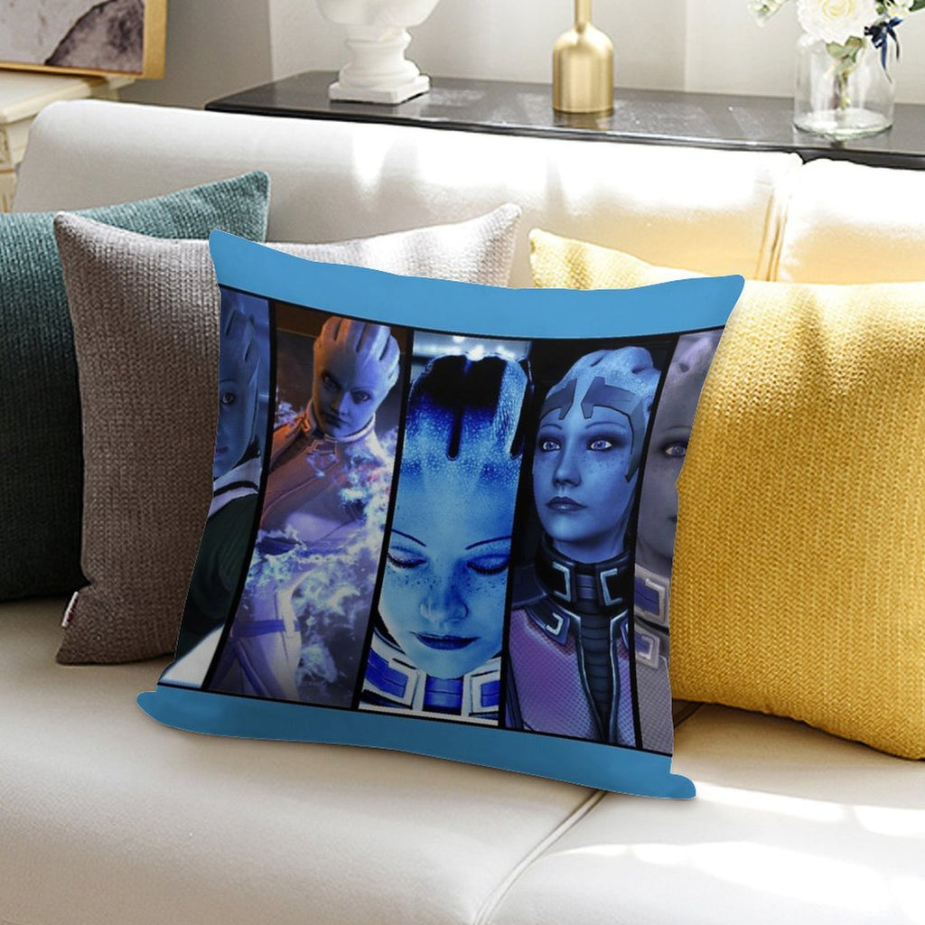 Mass Effect - Liara Soft Style Accent Throw Pillow