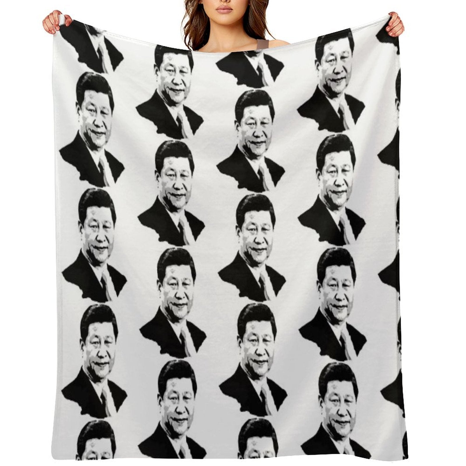 Xi Jinping Premium Throw Blanket