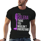 Its A Selena Thing You Wouldnt Understand - Funny Selena  Oversized Silhouette T-Shirt