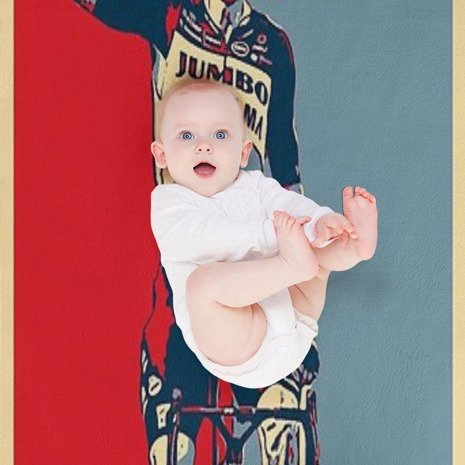 Wout Van Aert Go Wout Durable Throw Blanket