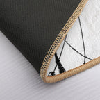 HD. The Peacock Skirt; from Salomé,  by Aubrey Beardsley  Non-Slip Bath Mat