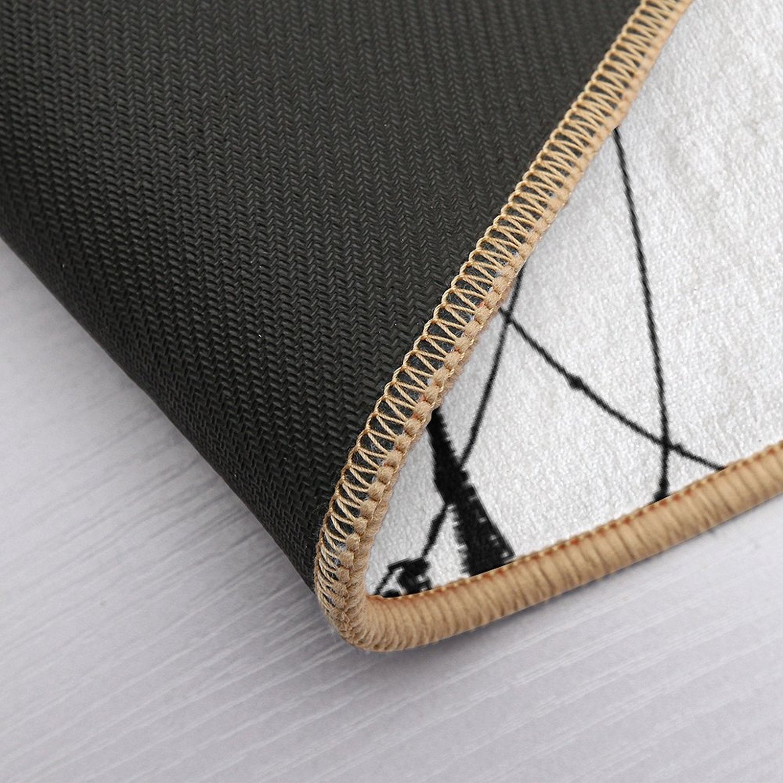 HD. The Peacock Skirt; from Salomé,  by Aubrey Beardsley  Non-Slip Bath Mat