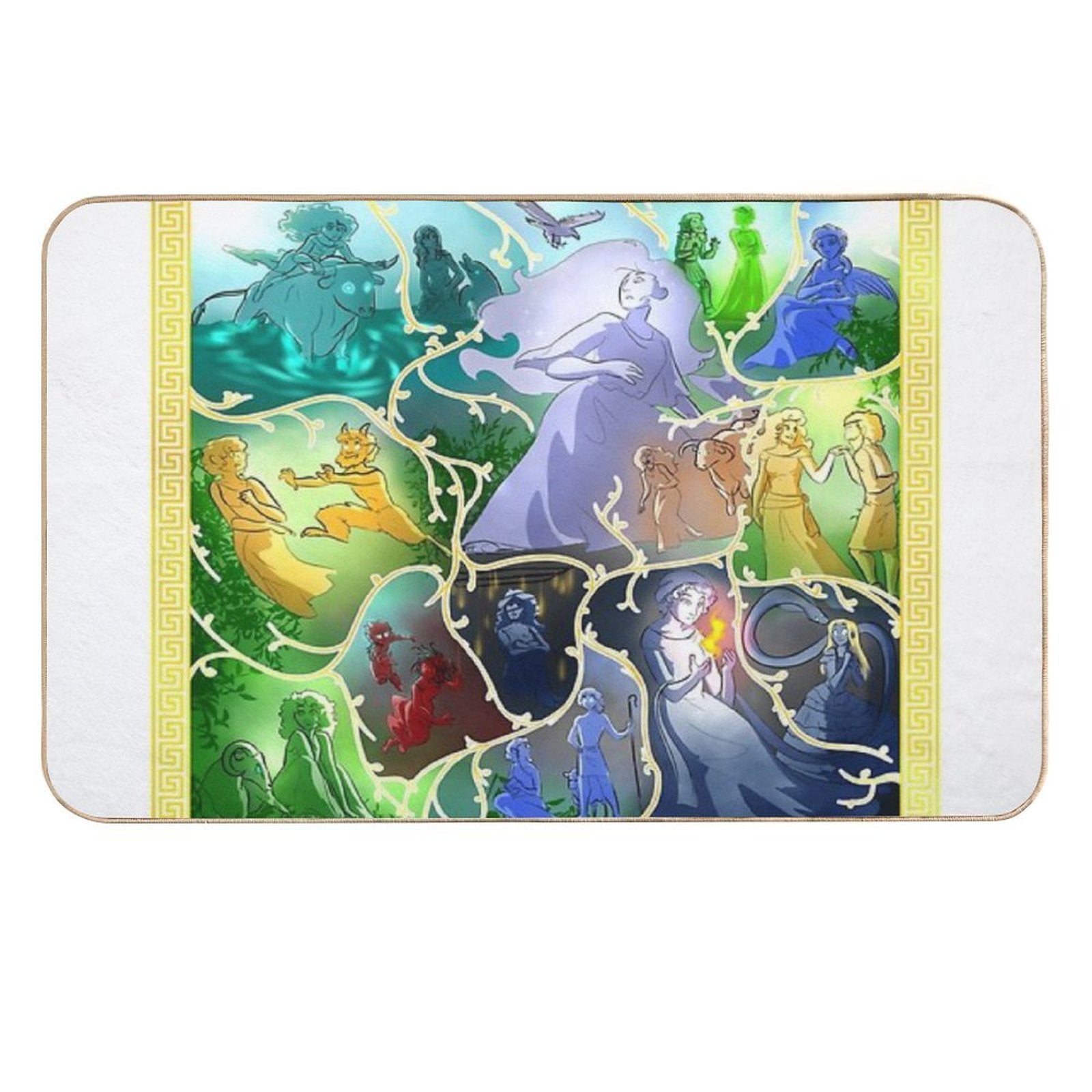 Arachne's Tapestry  Non-Slip Bath Mat