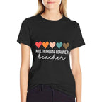Multilingual Learner Teacher Leopard Multilingual Learners  Soft T-Shirt