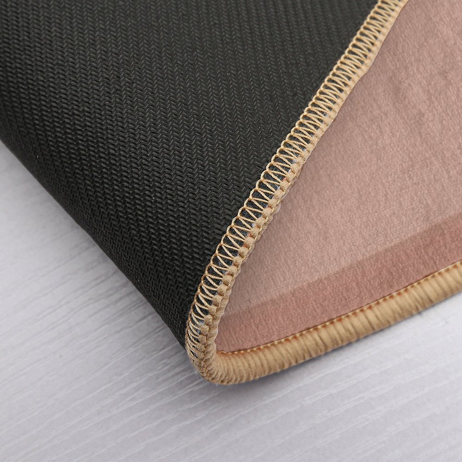 Horizontal Stripes (Mocha Shades)  Versatile Bath Mat