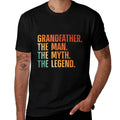 Funny Grandfather Art For Grandpa From Grandkids Grandfather  Odor-resistant T-Shirt
