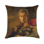 Sir Ian McKellen - Replaceface Soft Reinforced Edging Throw Pillow