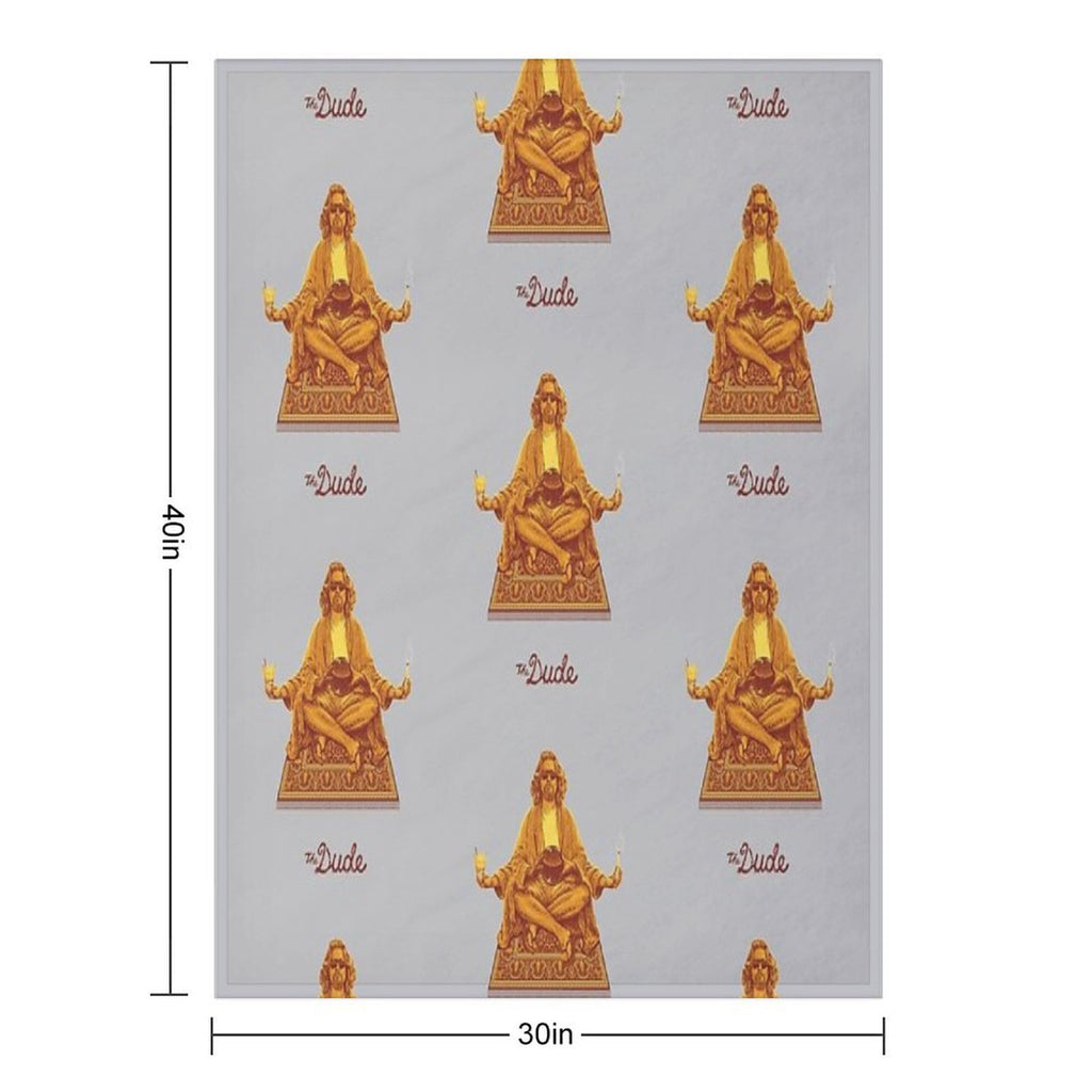 The Dude Budha The Big Lebowski Shrink-resistant Throw Blanket