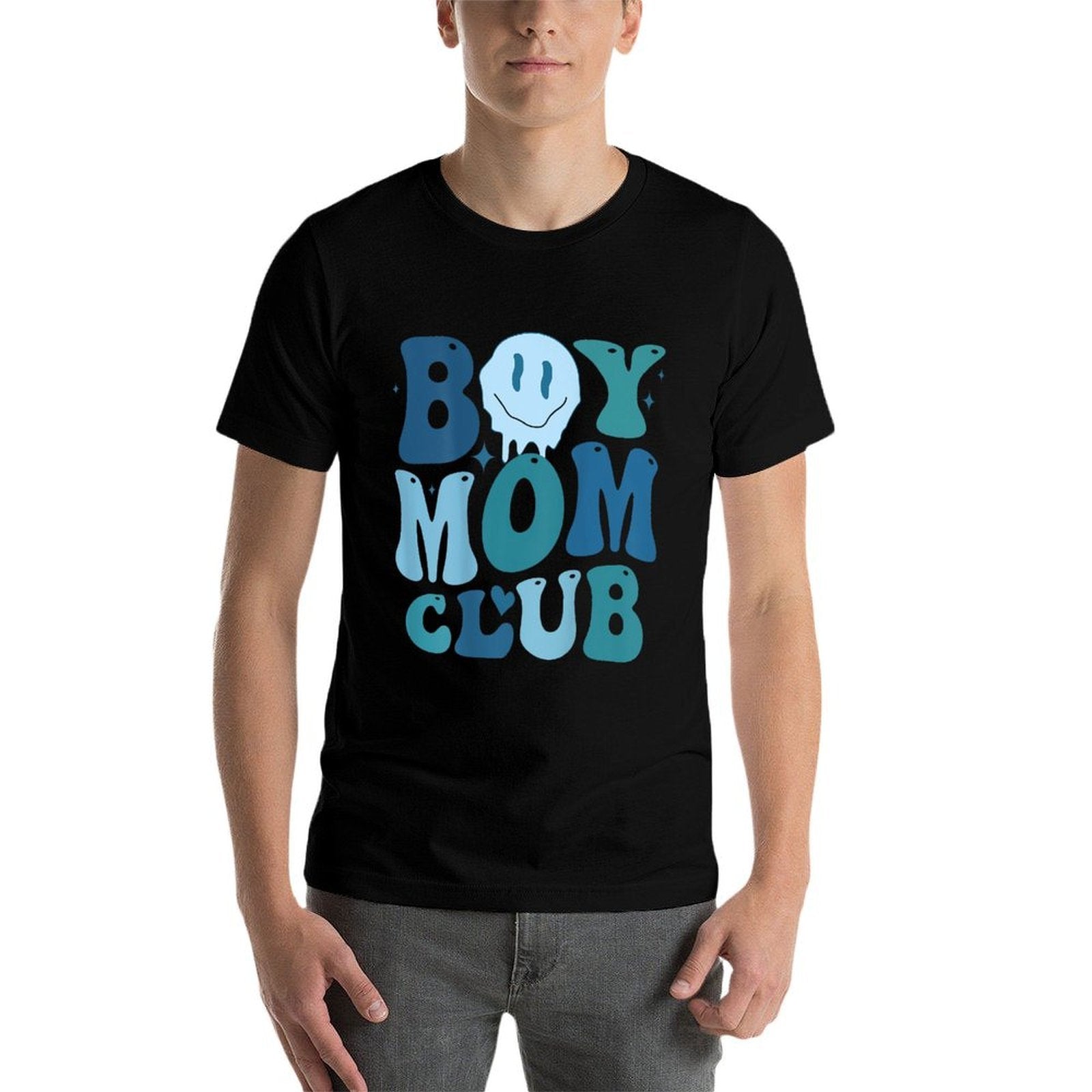 Boy Mom Club (on Back)  Quick-drying T-Shirt