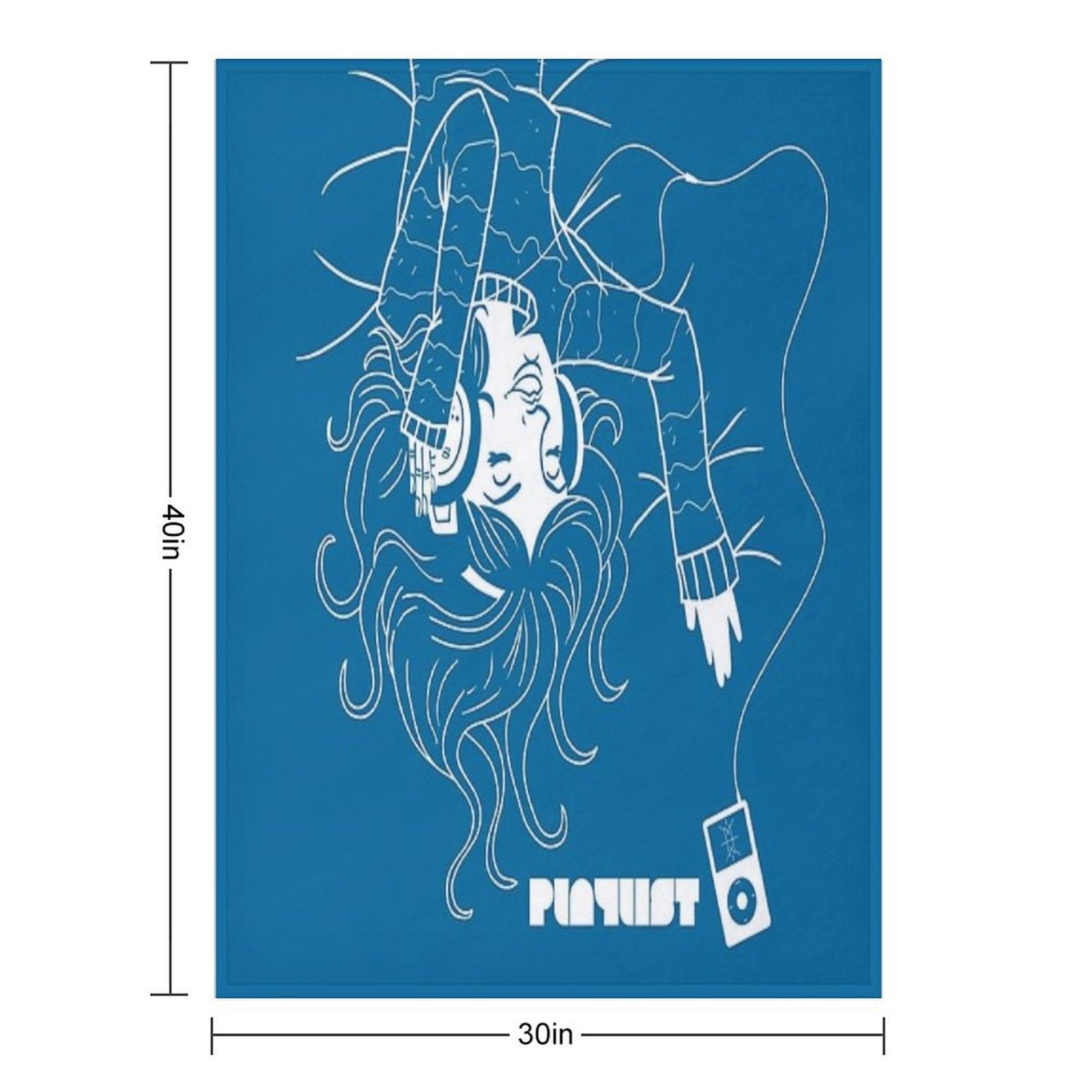 Playlist Multi-functional Throw Blanket