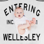 Entering Wellesley - Commonwealth of Massachusetts Road Sign Eco-conscious Throw Blanket