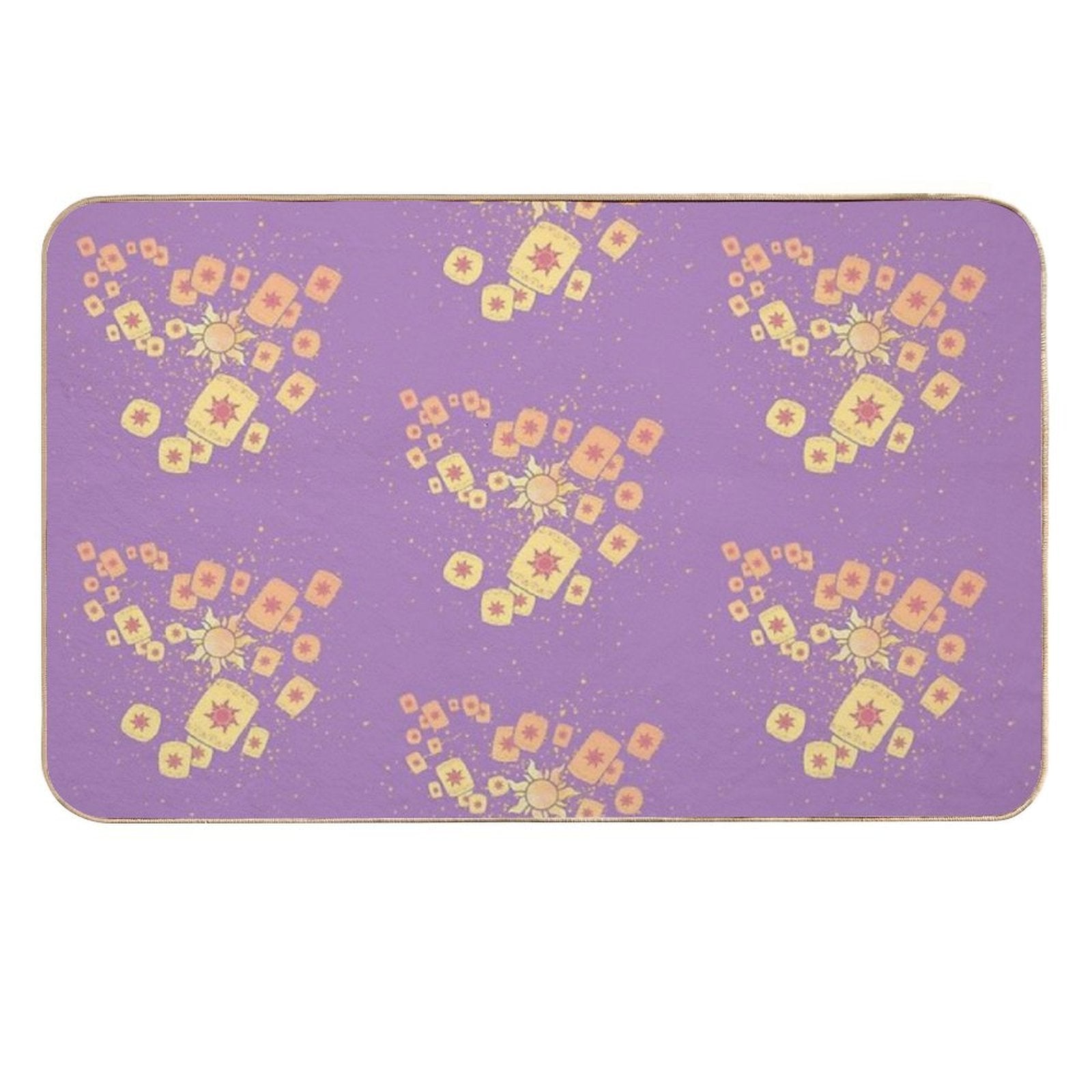 Lantern Light Tangled Durable Bath Mat