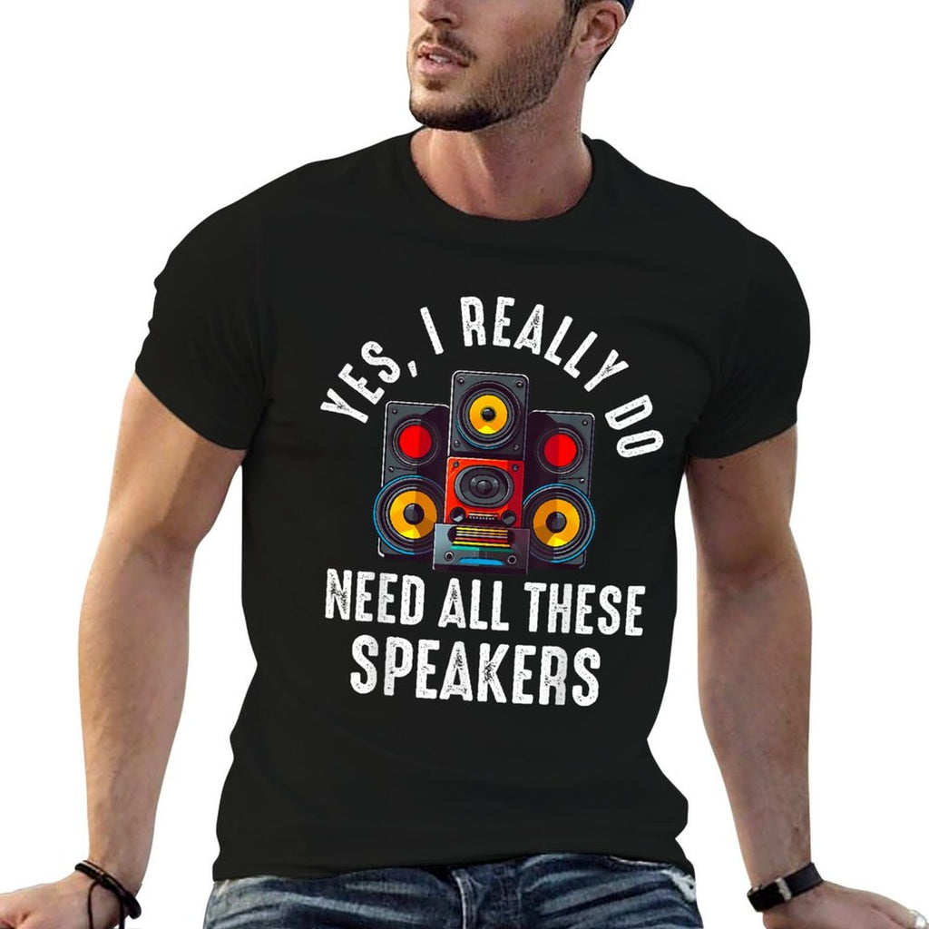 Car Stereo For Audio Installer Speakers Car Bass Audiologist  High-quality Stitching T-Shirt