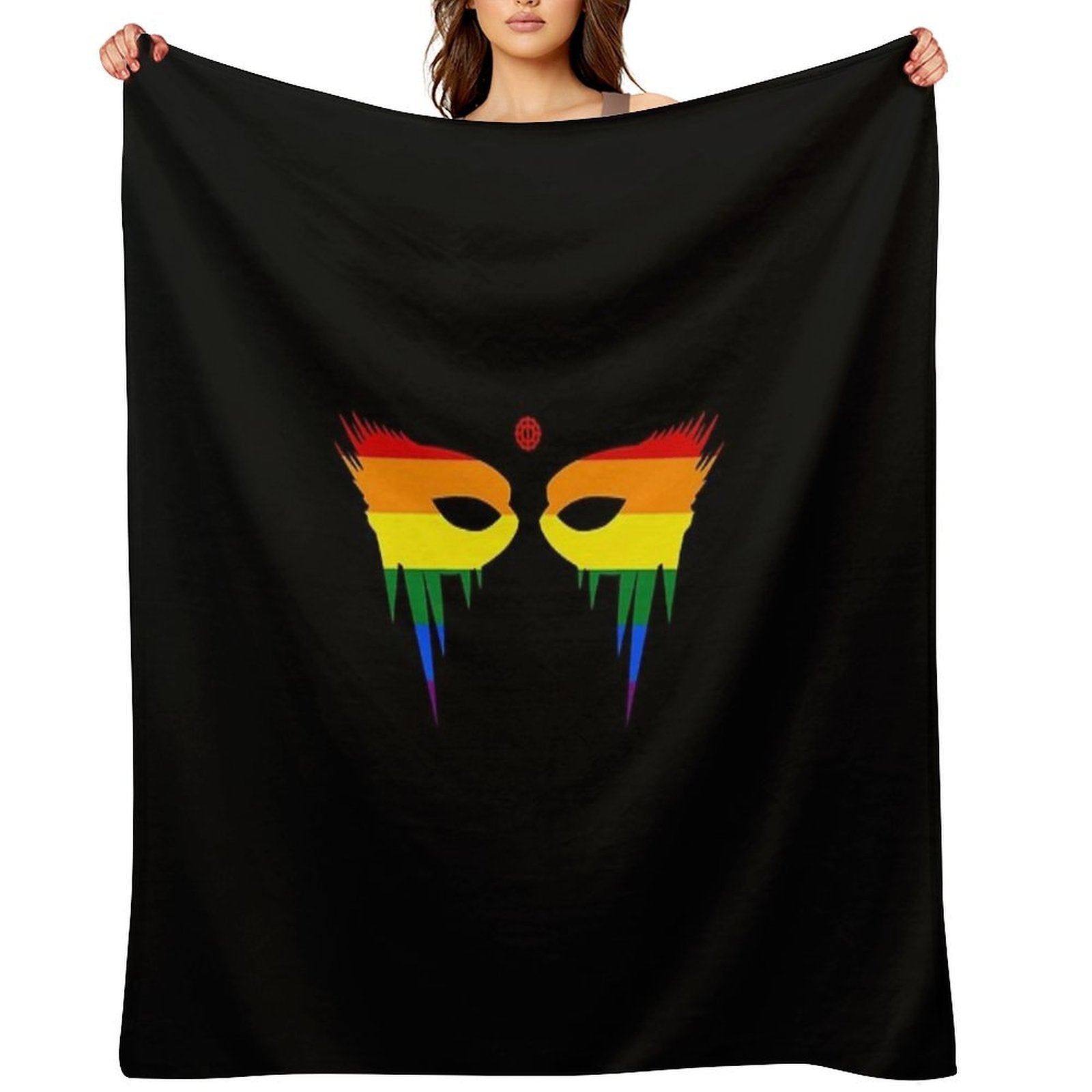 Lexa Warpaint + Headpiece Pride All-season Throw Blanket