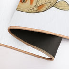 Mirrorscale Comet Goldfish - Vintage Japanese Style Kingyo Durable Bath Mat