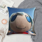 Cirno Fumo Close Up  Fumo Fumo Plush Soft Home Decor Throw Pillow