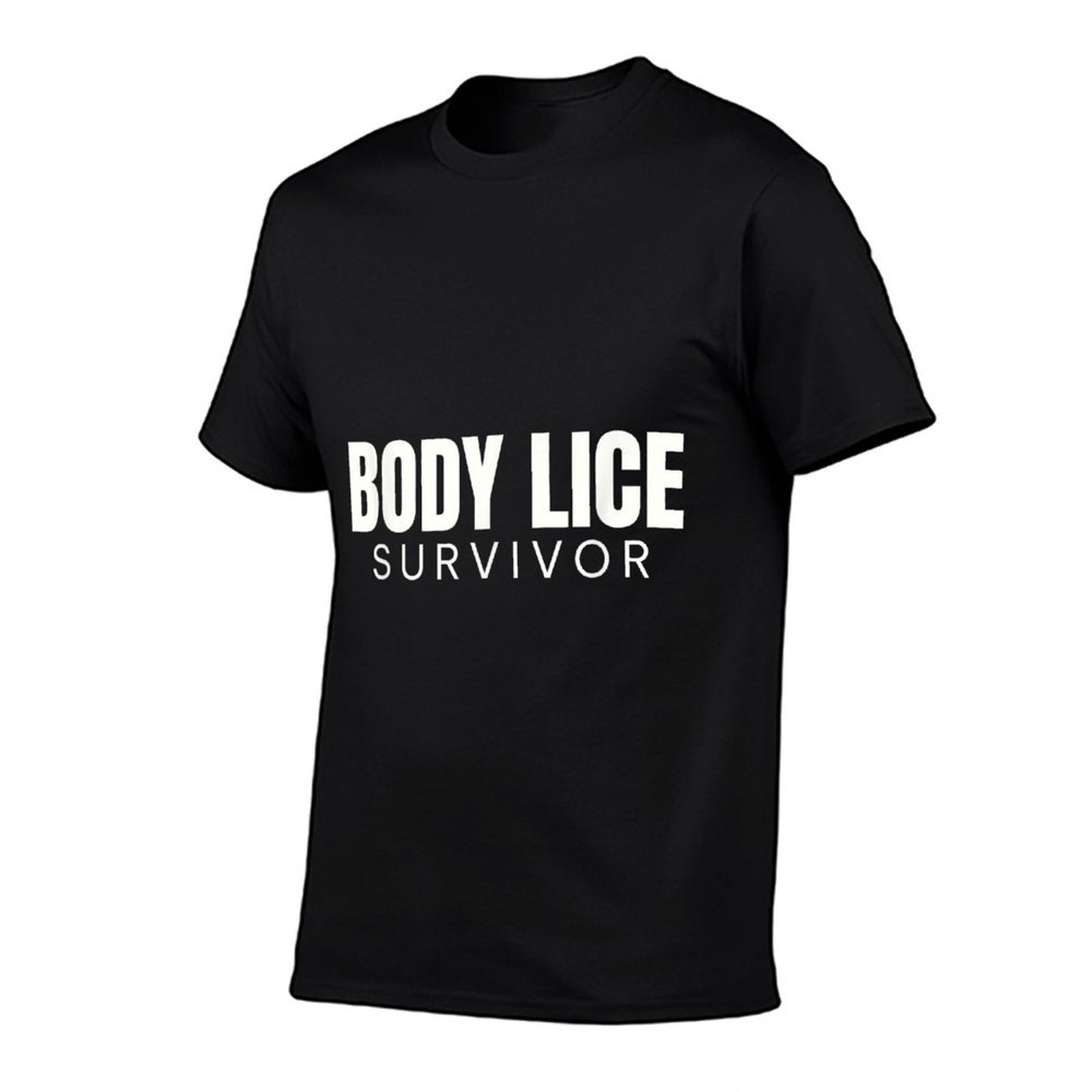 Body Lice Survivor Funny Retro Offensive Inappropriate Meme  Relaxed-fit T-Shirt