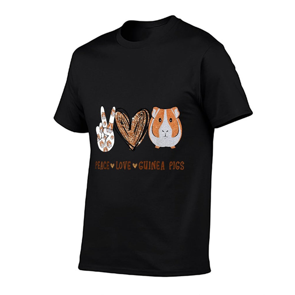 Peace Love Guinea Pigs for Guinea Pigs Lover  High-quality Stitching T-Shirt