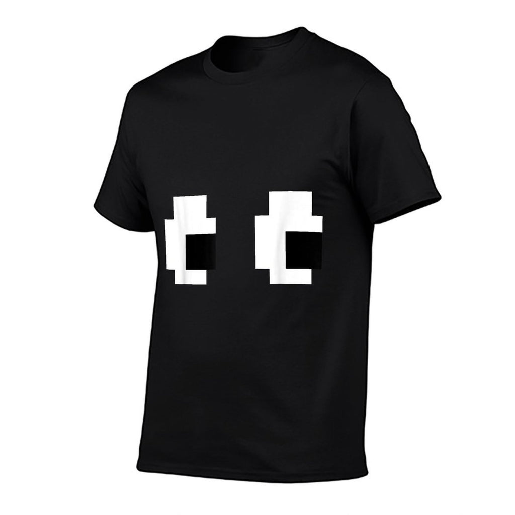 Retro Arcade Game Ghost Eyes Halloween Group Costume  Breathable T-Shirt