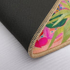 Leopard in Succulent Garden  Multi-Purpose Bath Mat