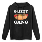 Glizzy Gang Funny Hot Dog Saying Glizzie Gobbler Meme Men Women Adjustable Hood Hoodie