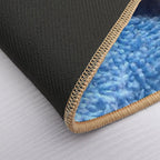 Baby Bat Blue Hugs.  Odorless Bath Mat