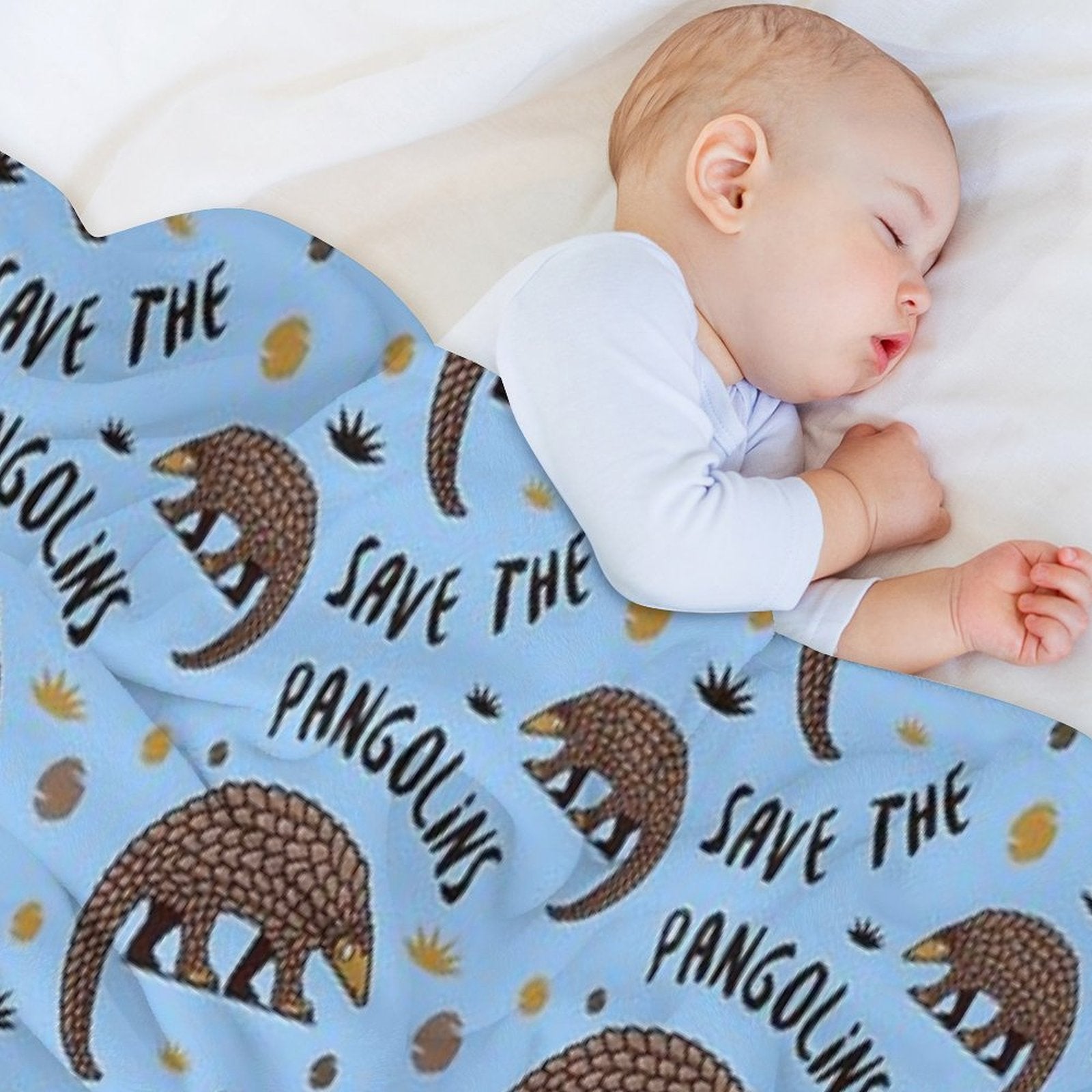 Endangered Pangolin - Save The Pangolins Premium Throw Blanket
