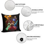 KOTLC Girls Group Portrait Soft Shrink-Resistant Throw Pillow