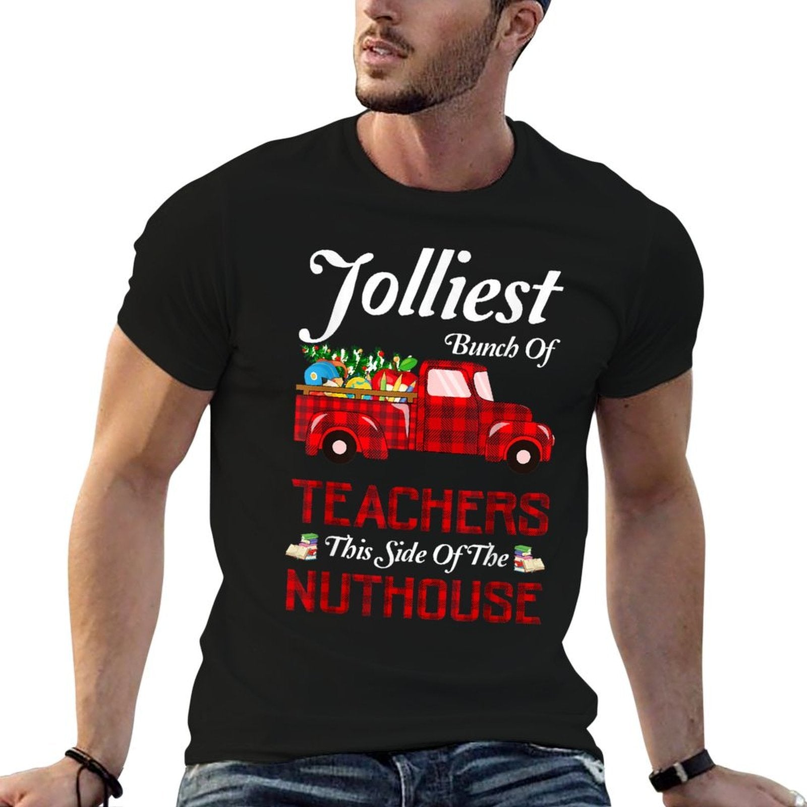 Bunch of Teachers This Side of The Nuthouse Xmas  Breathable T-Shirt