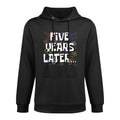 Five Years Later Funny Meme 5 Year Old 5th Birthday Cotton-Polyester Blend Hoodie