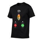 Fih Calling Accept Decline Funny Fishing Meme Fisherman  Moisture-wicking T-Shirt