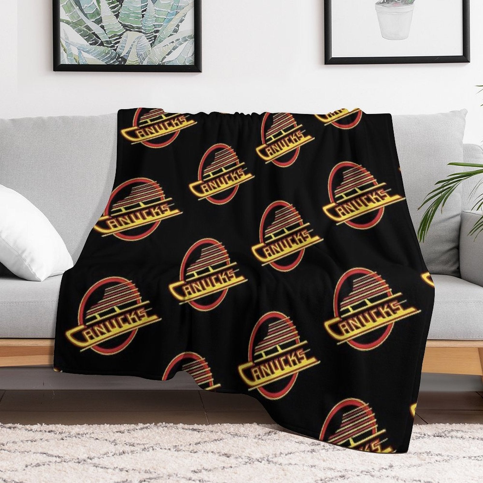 Canucks-vancouver Gift-ready Throw Blanket