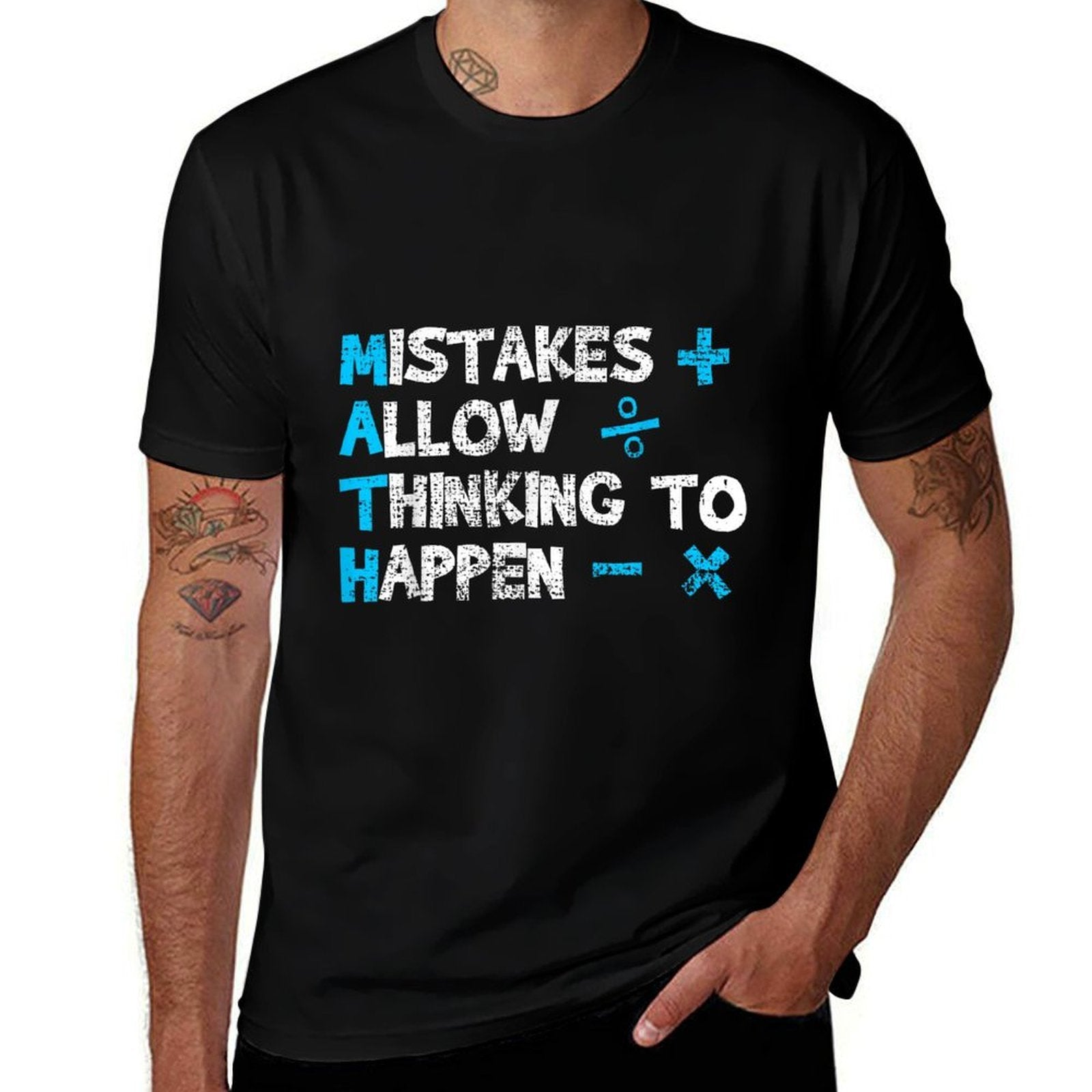 Vintage Math Teacher Funny Saying Gift  Stretchy T-Shirt