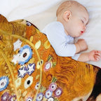 MERMAIDS  Vintage 1899 Klimt Painting Print Premium Throw Blanket