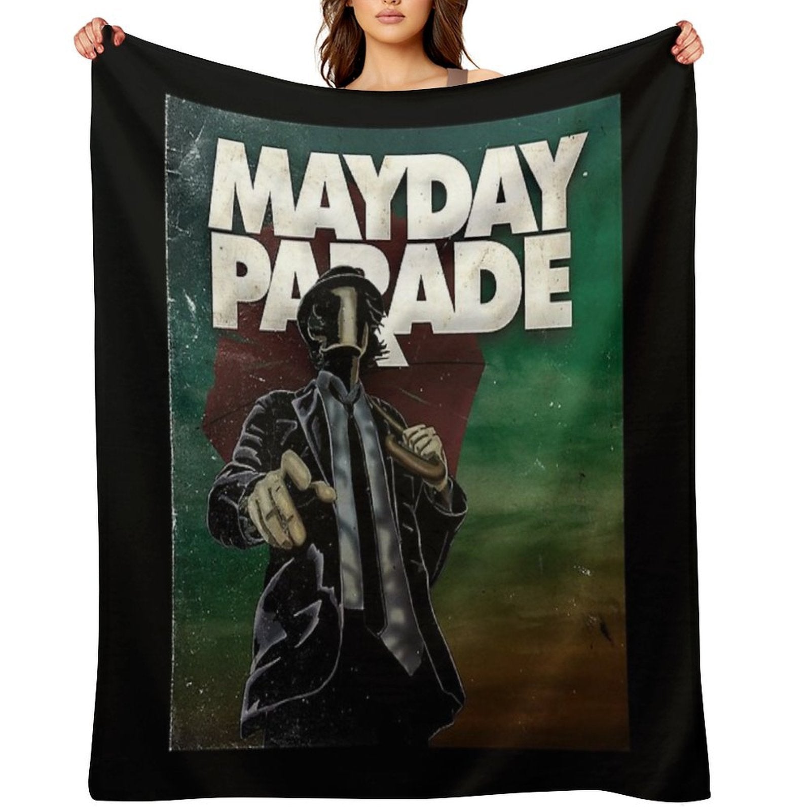 Mayday Parade Shrink-resistant Throw Blanket