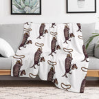 Armadillo Cowboy Durable Throw Blanket
