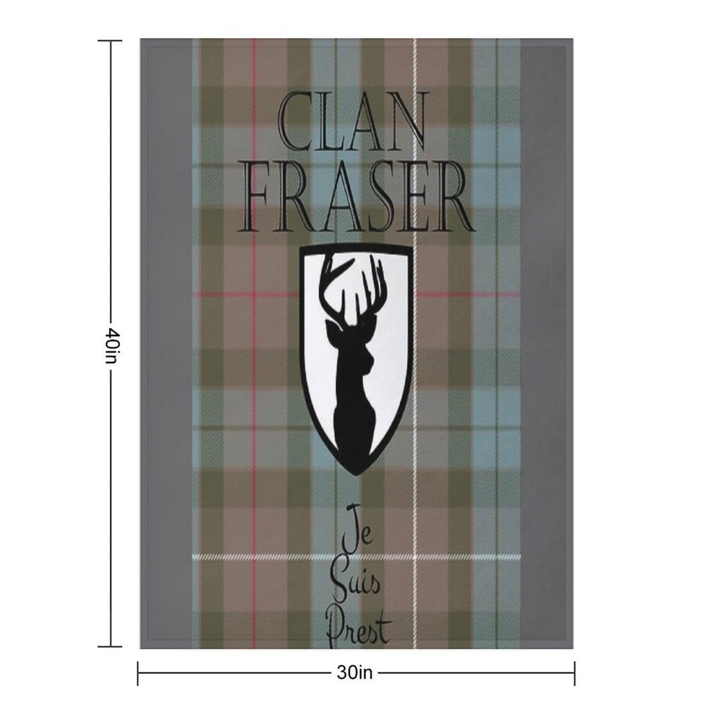OutlanderClan Fraser Premium Throw Blanket