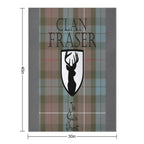 OutlanderClan Fraser Premium Throw Blanket