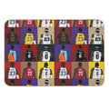 LeBron James Grid  Non-Slip Bath Mat