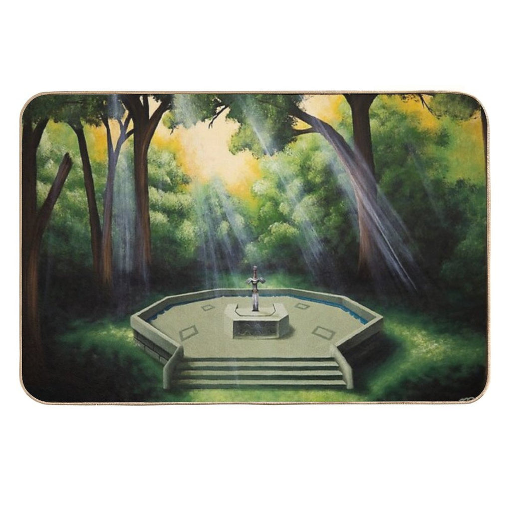 Pedestal of Time  Slip-Resistant Bath Mat