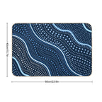 Aboriginal Australian Art  Non-Slip Bath Mat