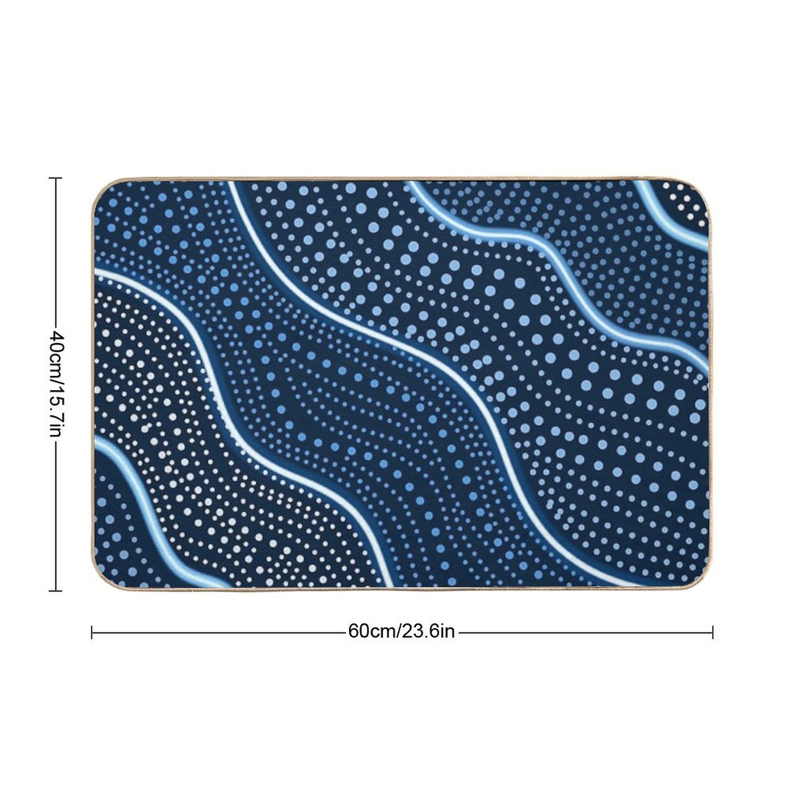 Aboriginal Australian Art  Non-Slip Bath Mat
