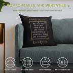 Interview with The Vampire Lestat Quote - Bg Colour Soft Reinforced Edging Throw Pillow