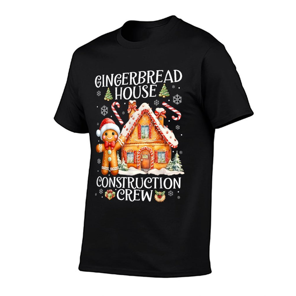 Baking Gingerbread House Construction Crew Christmas Pajamas  Odor-resistant T-Shirt