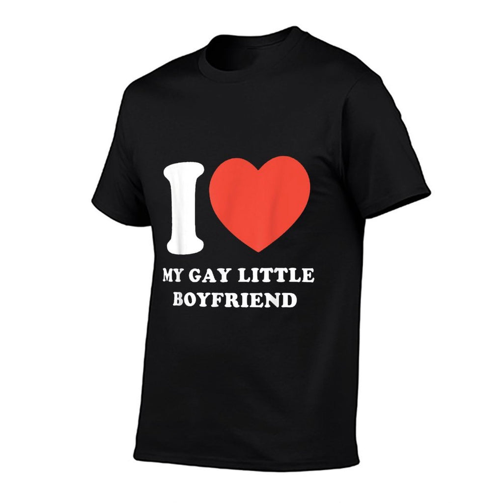 I Love My Gay Little Boyfriend Funny  Moisture-wicking T-Shirt