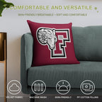 Fordham Rams Soft Short Plush Fabric Throw Pillow