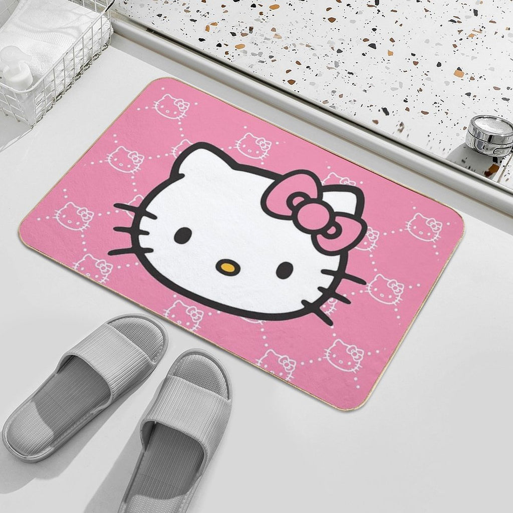 Pink Hello Kitty Design  Versatile Bath Mat