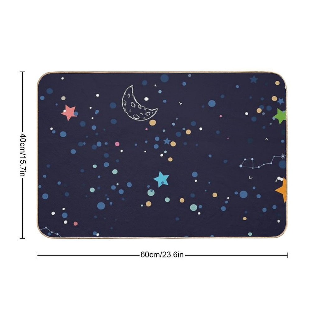 Galaxy  Dirt-Trapping Bath Mat